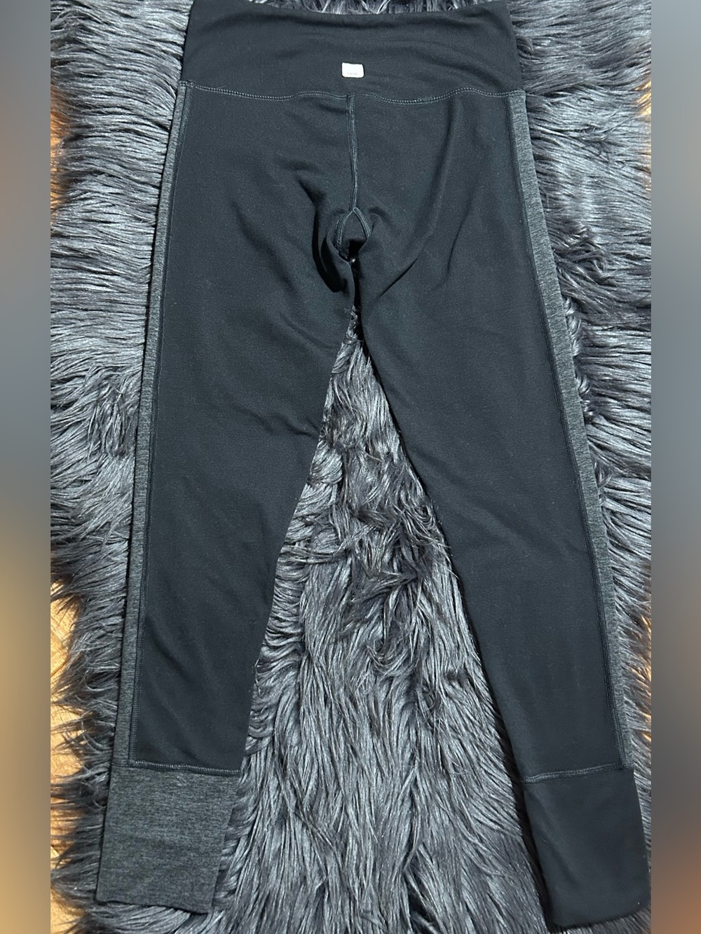 Vuori Origin Color Block Leggings Black Gray Leggings Size XXS - Picture 4 of 8